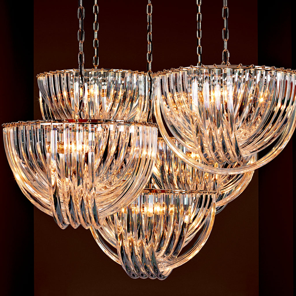 Murano-Kronleuchter Ø 50 cm