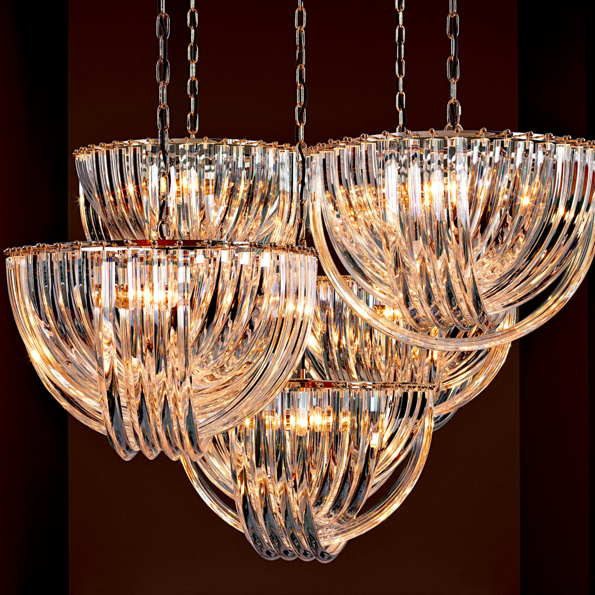Murano-Kronleuchter Ø 50 cm