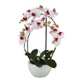 Phalaenopsis 3D-print im Keramiktopf, 52cm, rosa