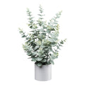 Eukalyptus im weissen Melamintopf, 66cm
