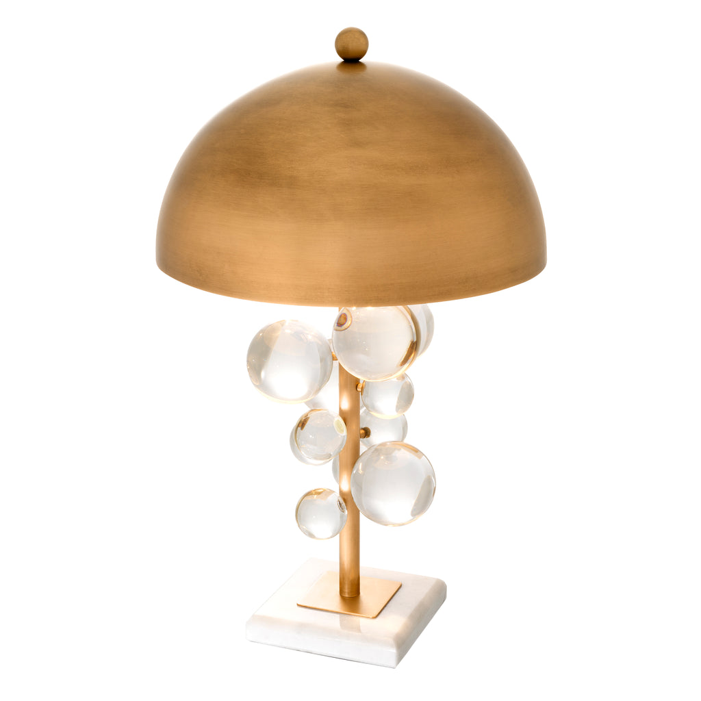 Florale Tischlampe