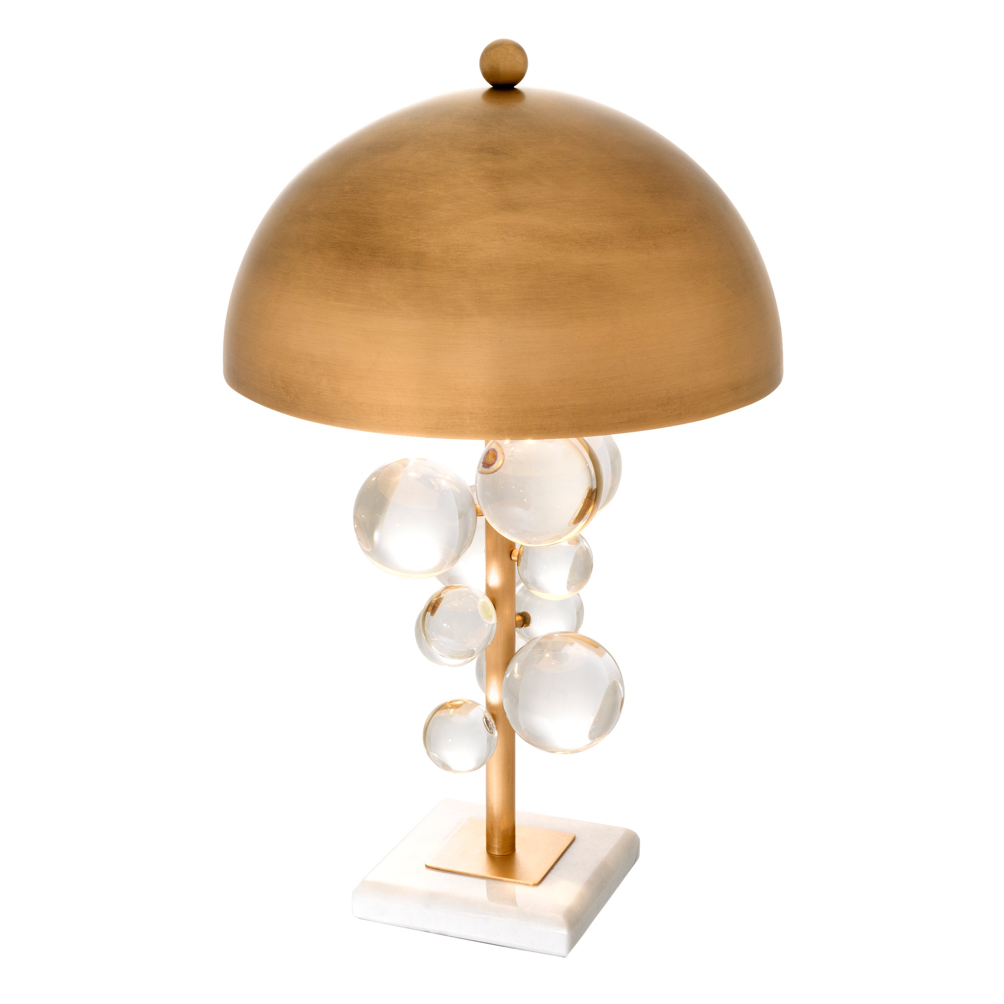 Florale Tischlampe