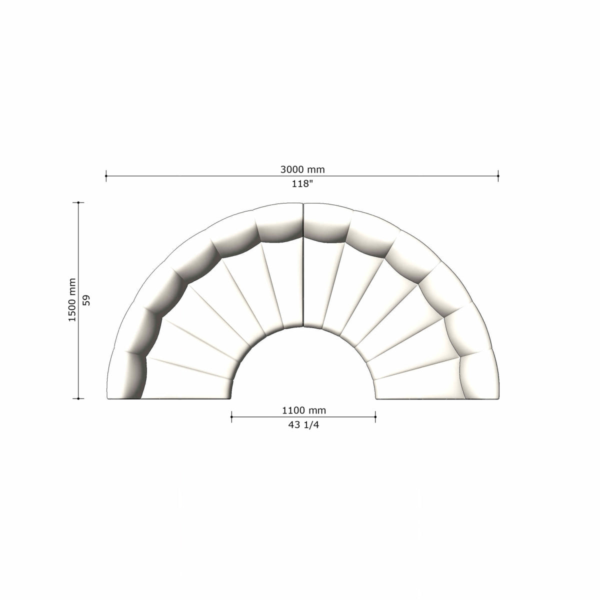 Modulares Ecksofa Lando
