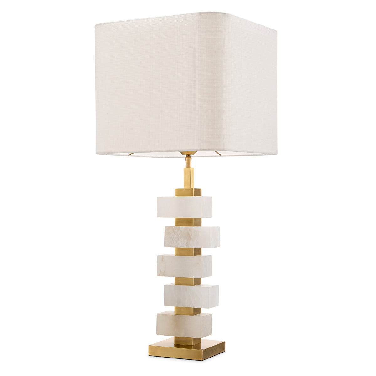 Bernsteinfarbene Tischlampe
