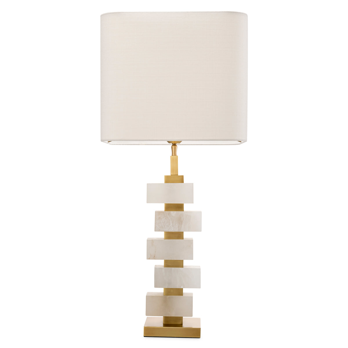 Bernsteinfarbene Tischlampe