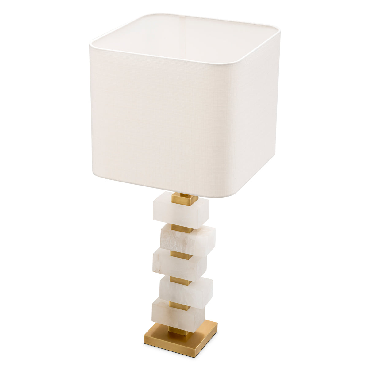 Bernsteinfarbene Tischlampe