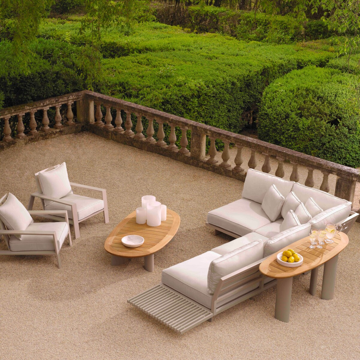 Outdoor-Couchtisch Freiform