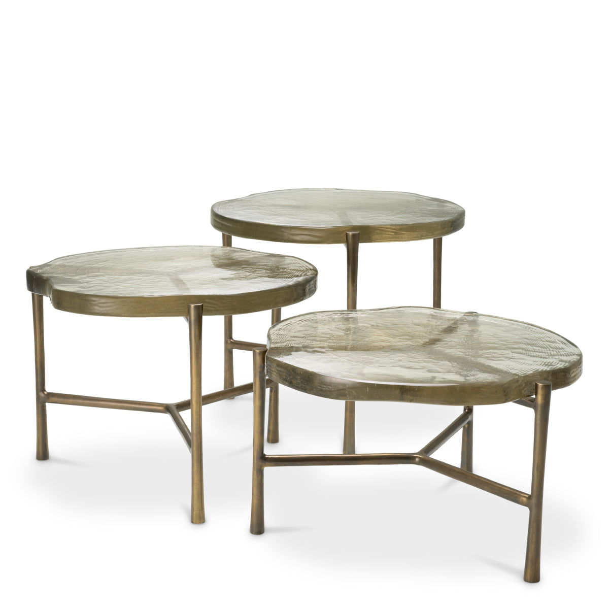 Couchtisch Baldovini, 3‑teiliges Set