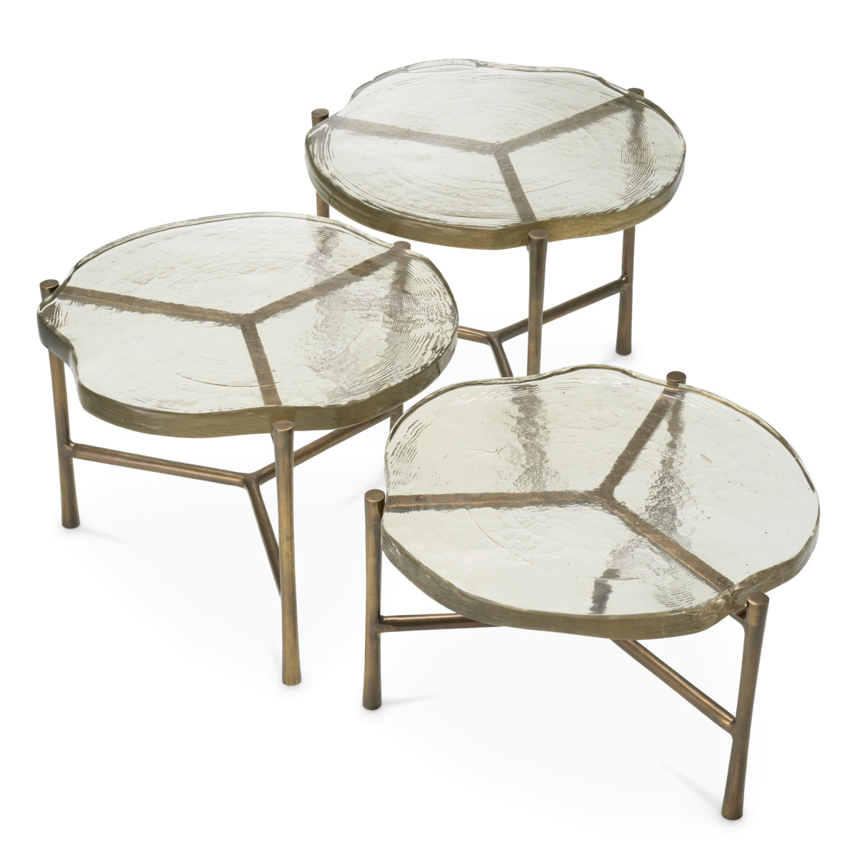Couchtisch Baldovini, 3‑teiliges Set