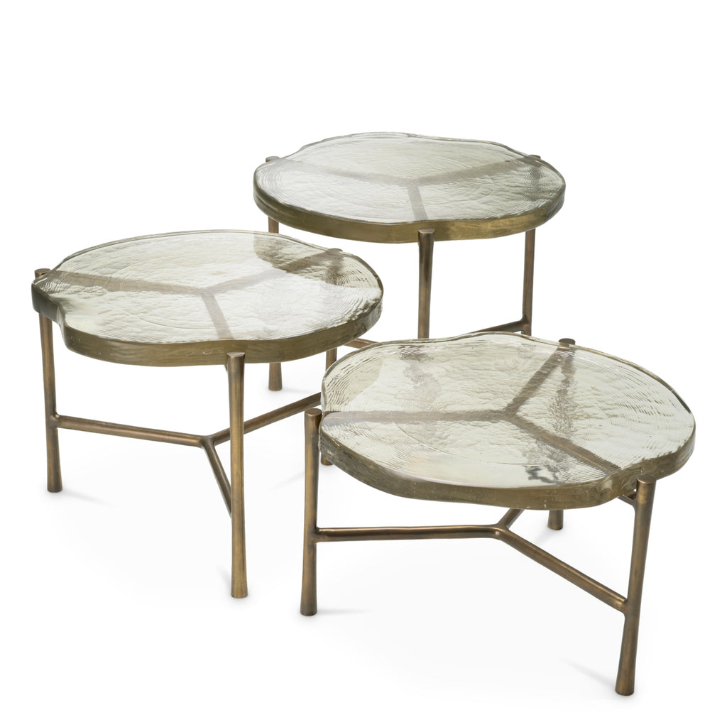 Couchtisch Baldovini, 3‑teiliges Set