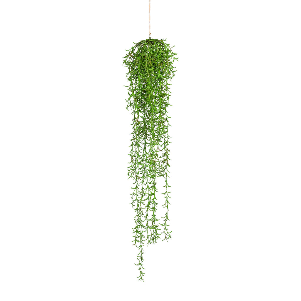 Nerifolia-Haengezopf, ca 110cm gruen, Kunststoff,