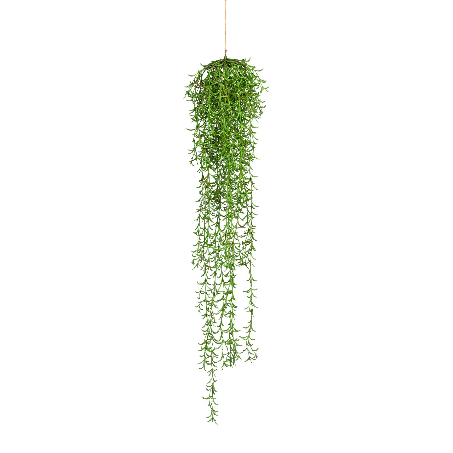 Nerifolia-Haengezopf, ca 110cm gruen, Kunststoff,
