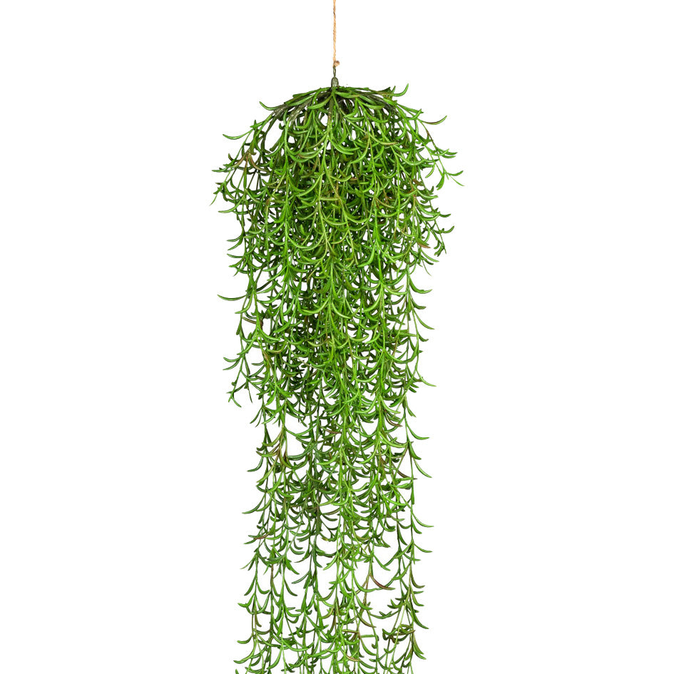 Nerifolia-Haengezopf, ca 110cm gruen, Kunststoff,