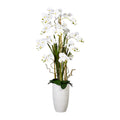 Phalaenopsisarrangement, ca 160cm, weiss, Real Touch