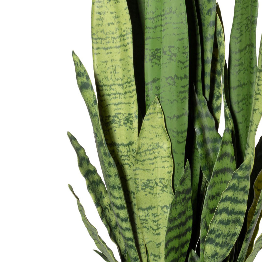 Sansevieria x10, ca 80cm, gruen, Kunststoff, im Melamintopf 22,5x20cm, mit Erde