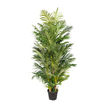 Arecapalme x13, ca 220cm, gruen, im einf. Kunststofftopf, Real Touch