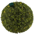 Buchsbaumkugel D45cm 45 LED, Batteriebox fuer 3 AA, 6h Timer, UV-bestaendig