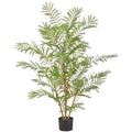 Jacaranda mimosifolia x4, 130cm, gruen, Kunststoff, im Kunststofftopf 15x12cm