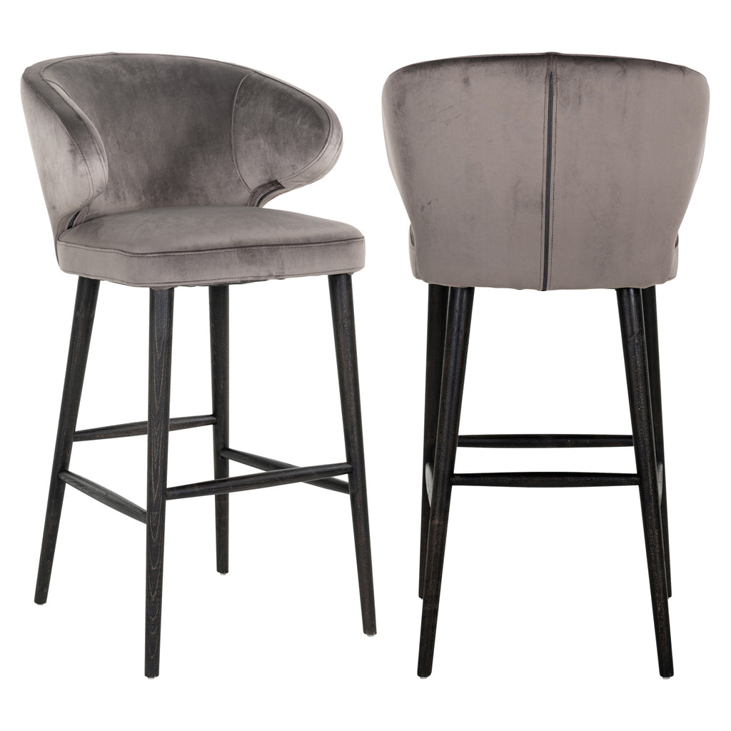 Barhocker Indigo stone velvet