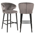 Barhocker Indigo stone velvet