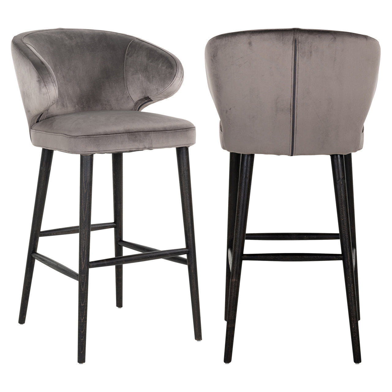 Barhocker Indigo stone velvet