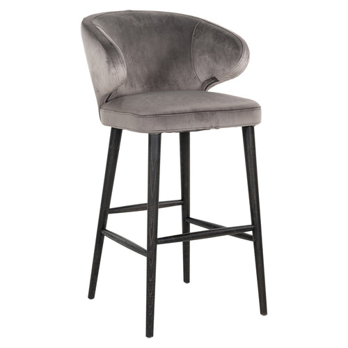 Barhocker Indigo stone velvet
