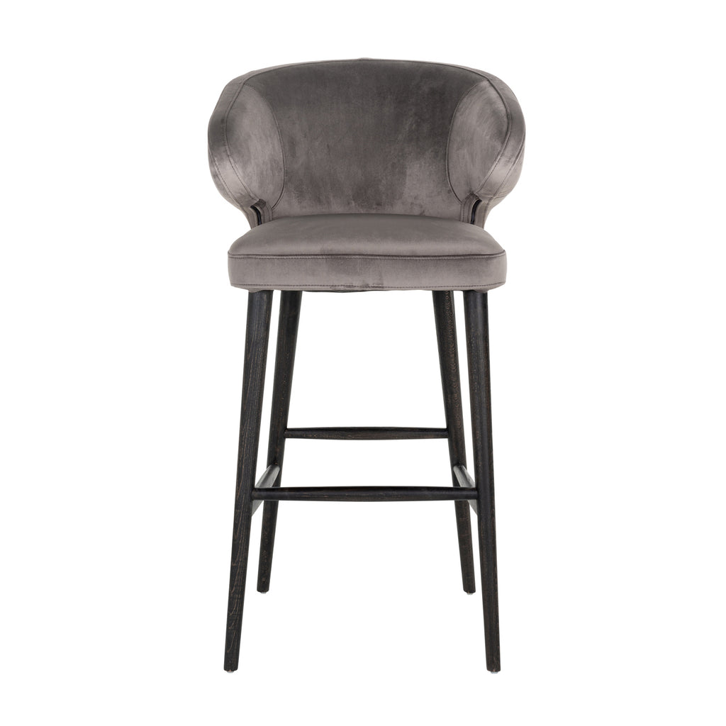 Barhocker Indigo stone velvet