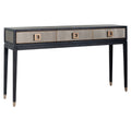 Konsole Bloomville brass shagreen