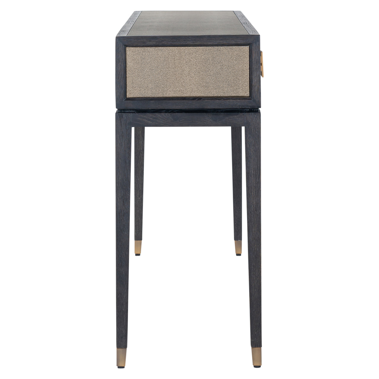 Konsole Bloomville brass shagreen