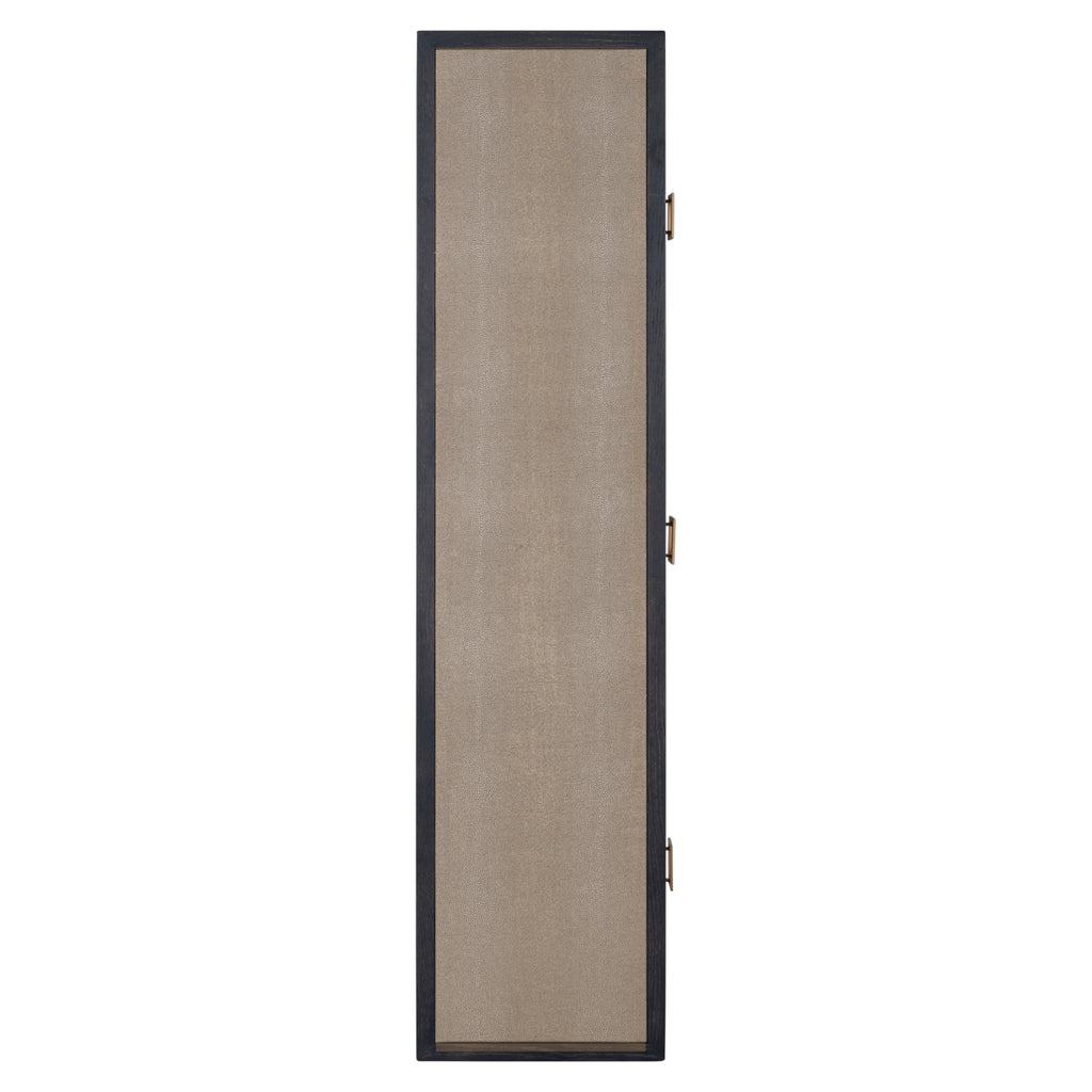 Konsole Bloomville brass shagreen