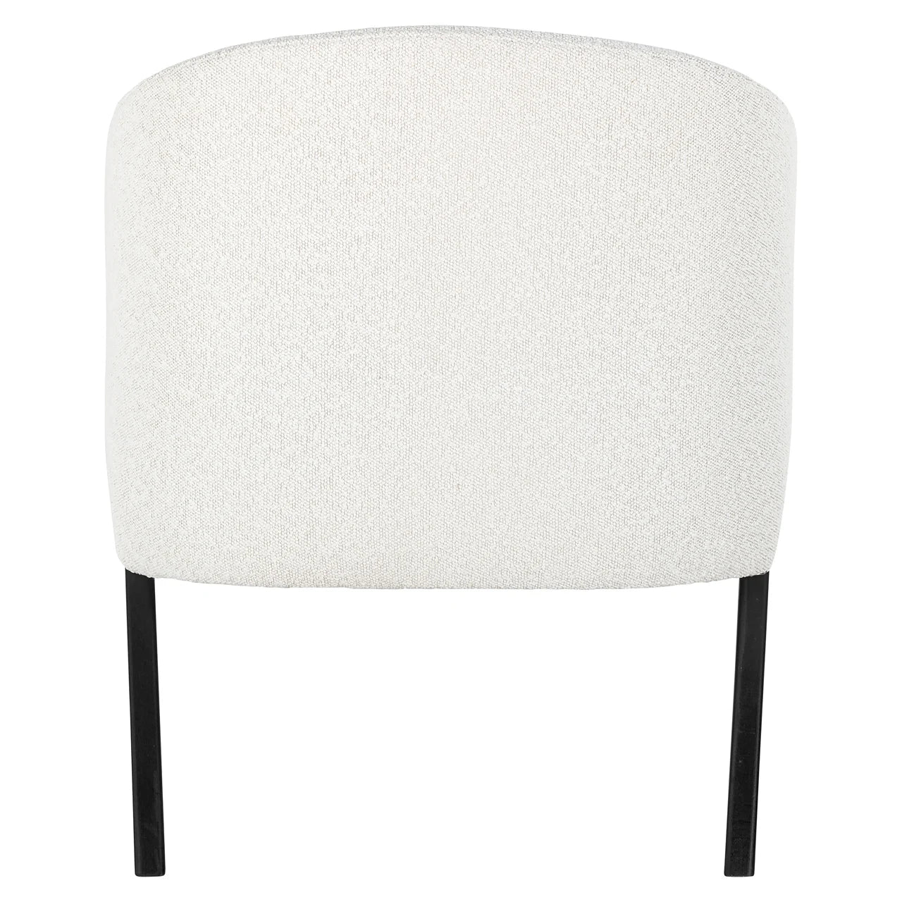 Lounge Stuhl Mia white bouclé