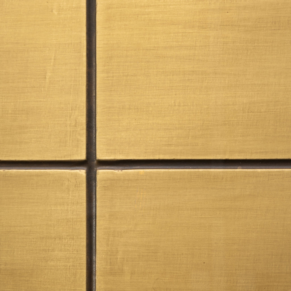 Couchtisch Collada brushed gold incl. glass top