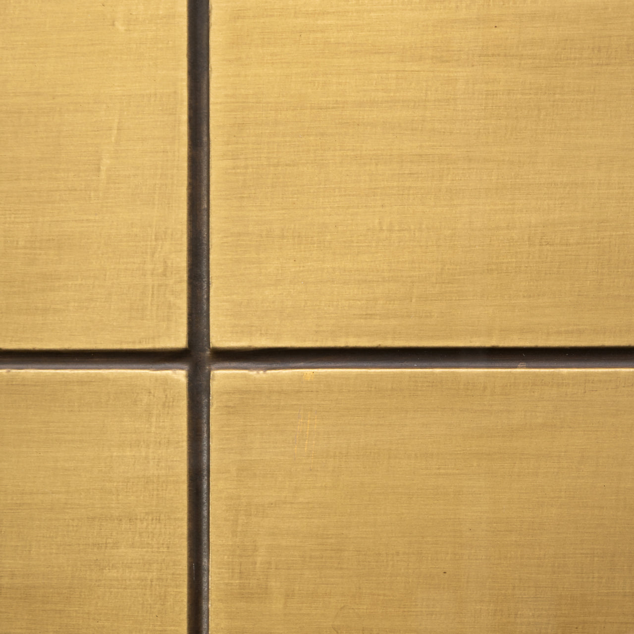 Couchtisch Collada brushed gold incl. glass top