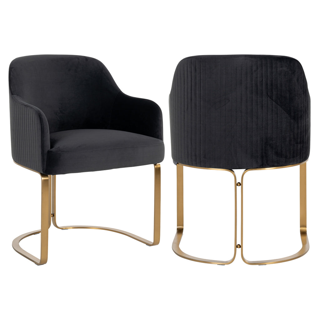 Esszimmerstuhl Hadley quartz anthracite fire retardant