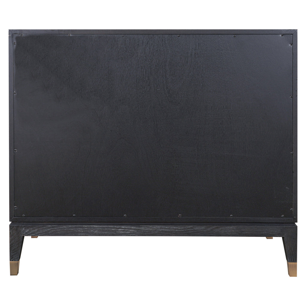 Sideboard Bloomville brass shagreen