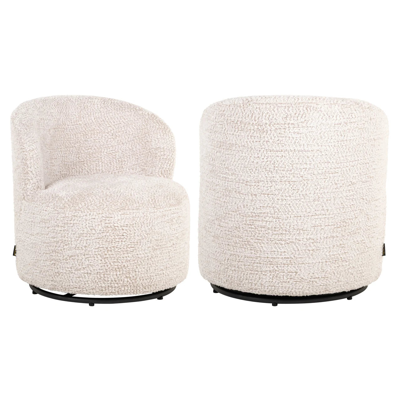 Lounge Stuhl Jackie lovely cream swivel kids