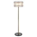 Stehlampe Feline brass antique