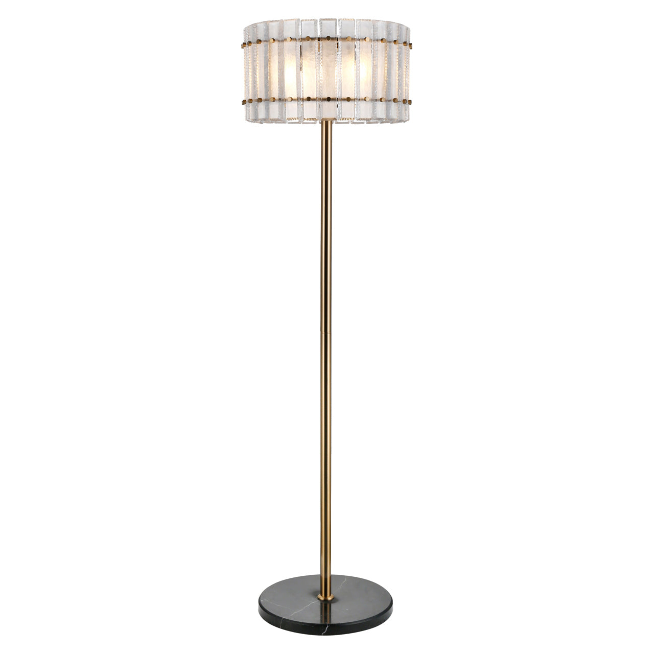 Stehlampe Feline brass antique