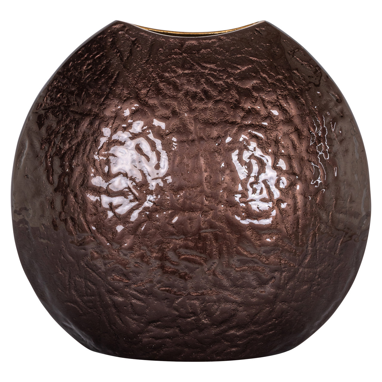 Vase Jony dark brown