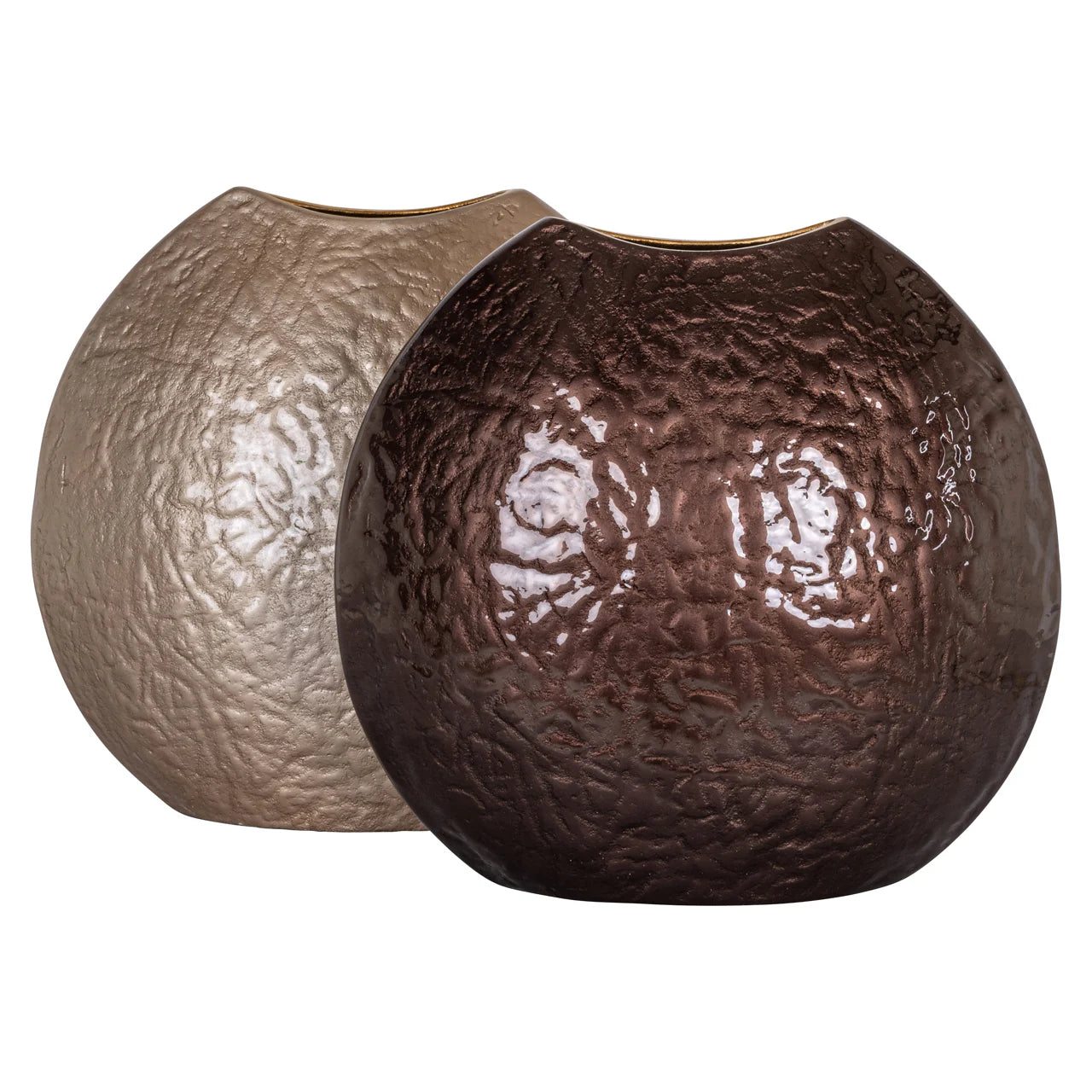 Vase Jony dark brown