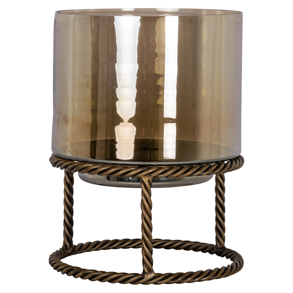 Windlicht Ropia brass antique large