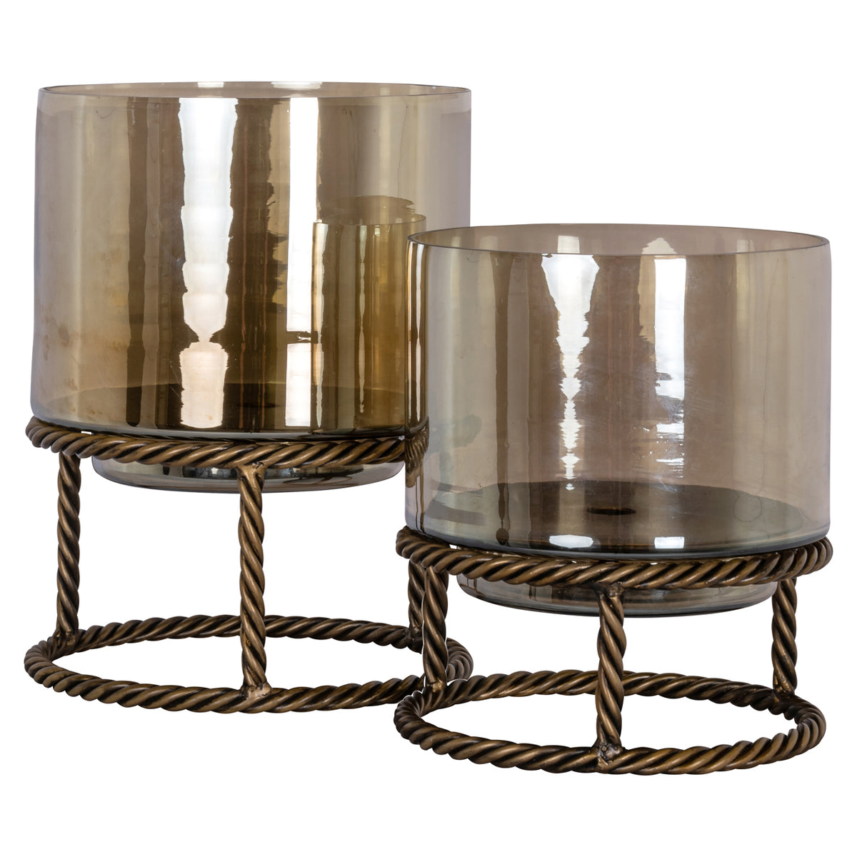 Windlicht Ropia brass antique large