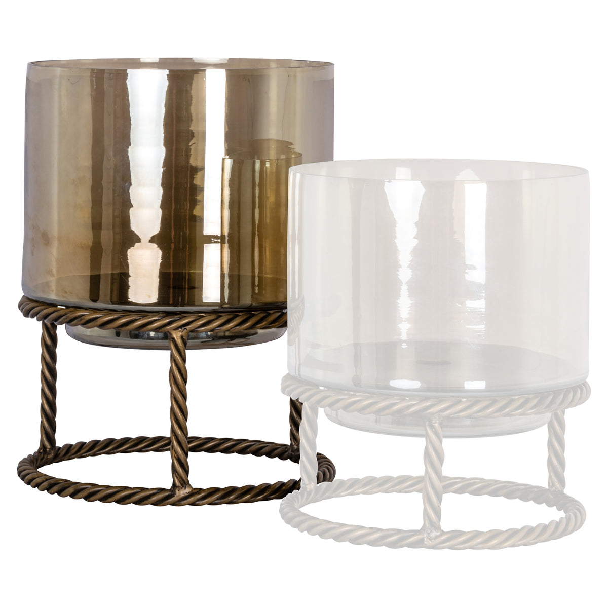 Windlicht Ropia brass antique large