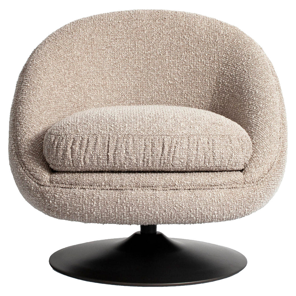 Lounge Stuhl Nodo natural chunky swivel