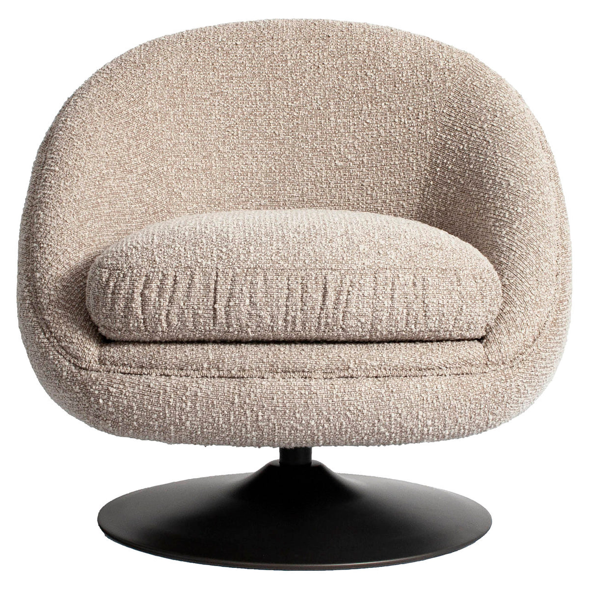 Lounge Stuhl Nodo natural chunky swivel