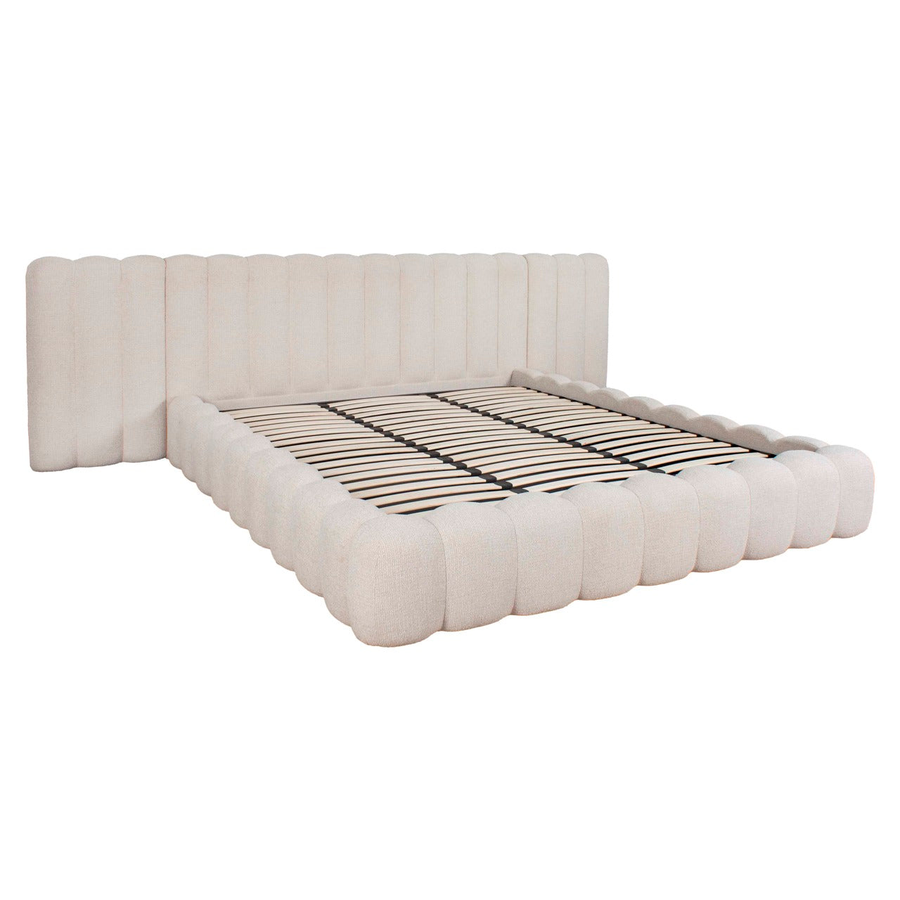 Bett Cupidon cream fancy 180x210 (mattress size (excl.)) with storage