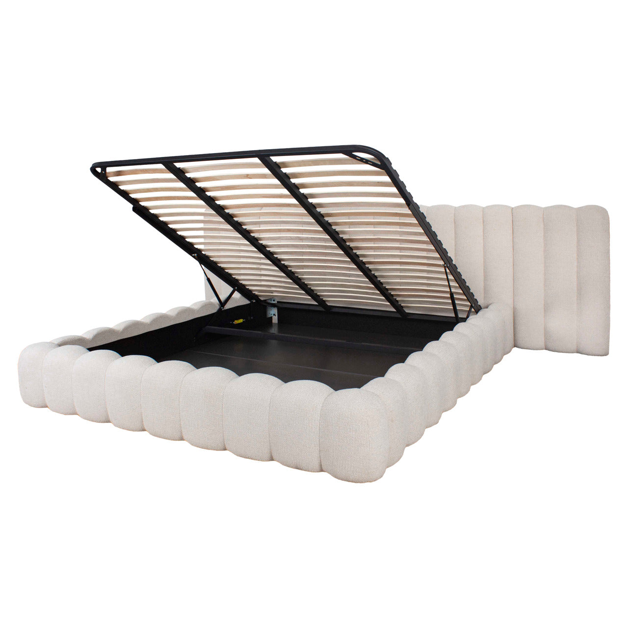Bett Cupidon cream fancy 180x210 (mattress size (excl.)) with storage