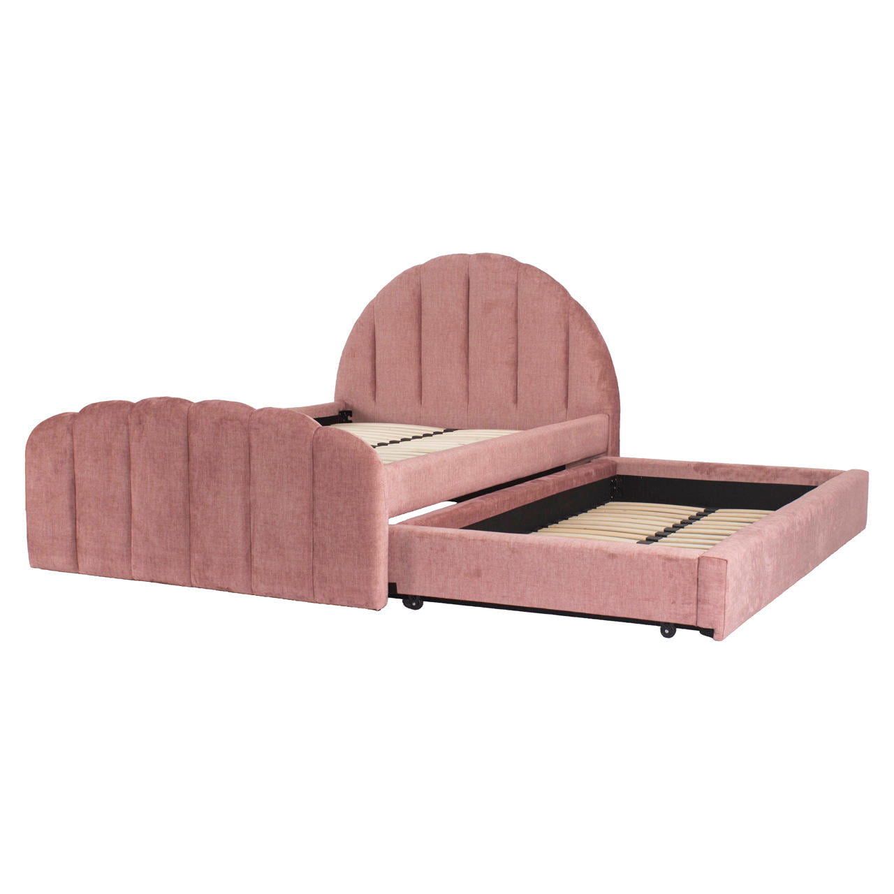 Bett Pixie rosewood jewel 120x200 with pull-out bed