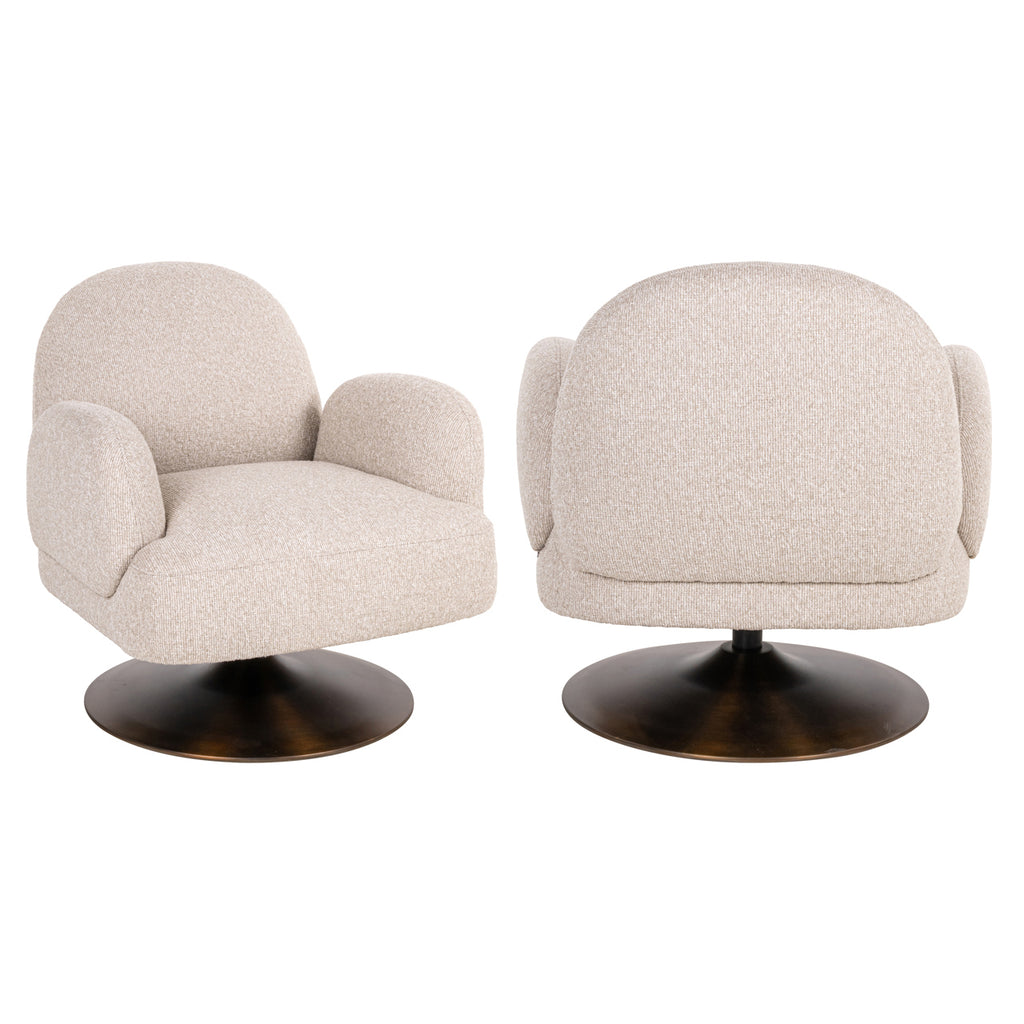 Lounge Stuhl Kagney biscotti swivel