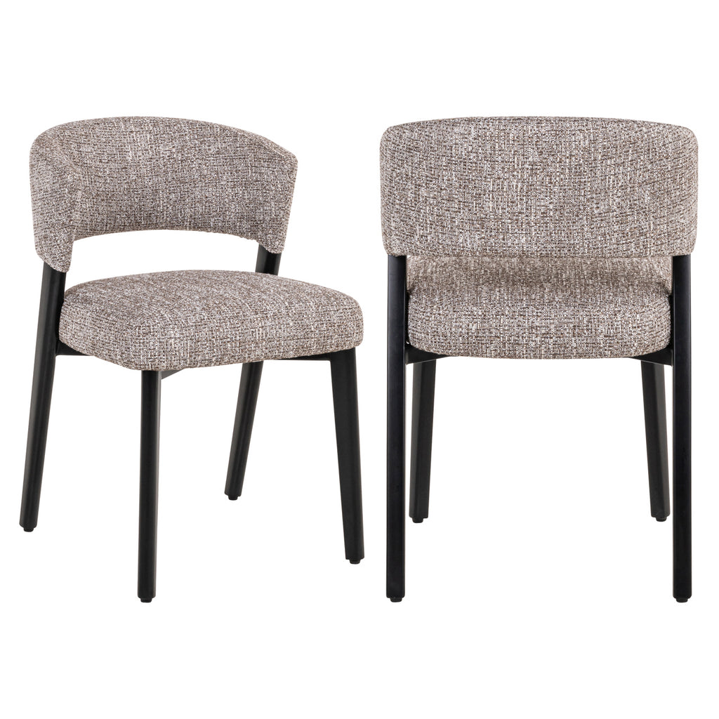 Esszimmerstuhl Zeno earth tweed